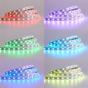 LED strip light 5m RGB+WW 24VDC