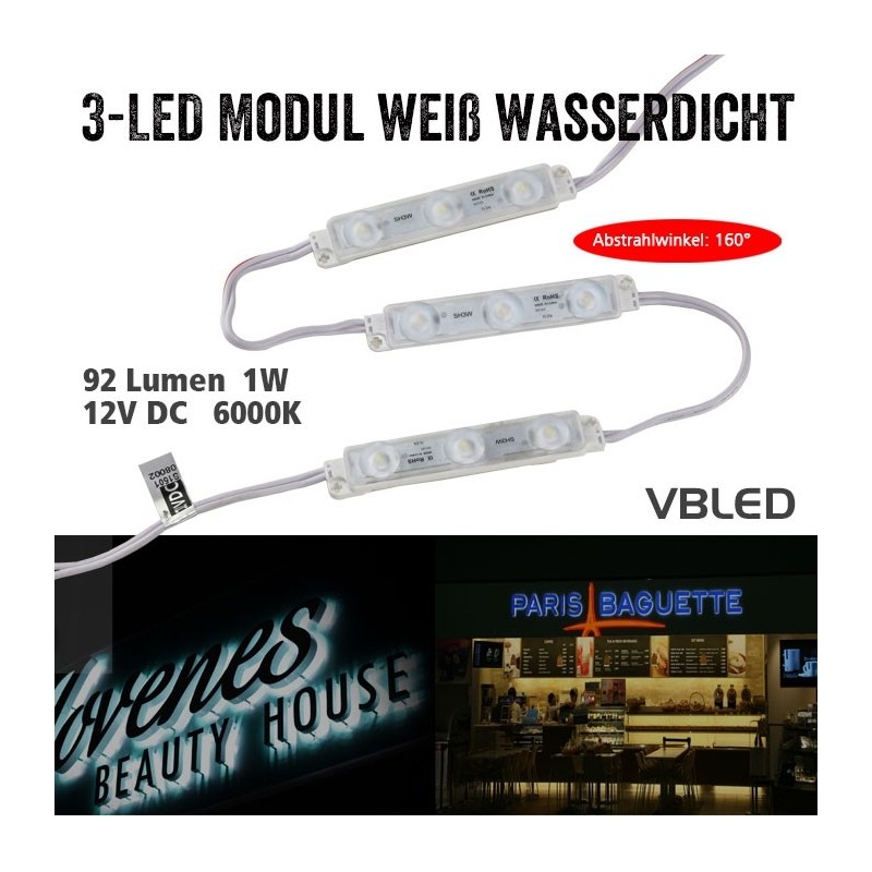 3-fold LED modules 20pcs. 3-fold LED modules 20pcs.