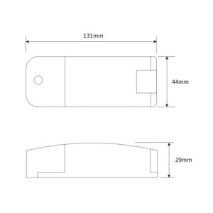 LED power supply unit constant current / 320-350mA / 14W