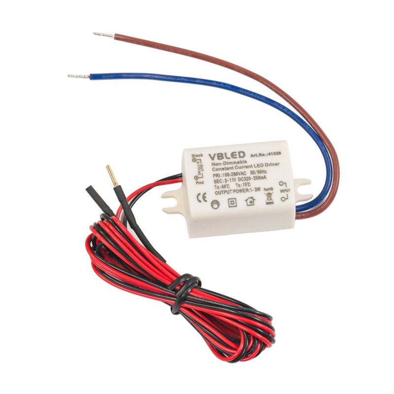 LED power supply unit constant current / 320-350mA / 3W LED power supply unit constant current / 320-350mA / 3W