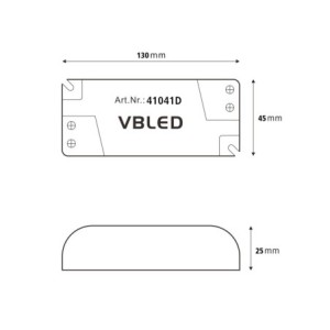 LED power supply unit constant current / 320-350mA / 20W