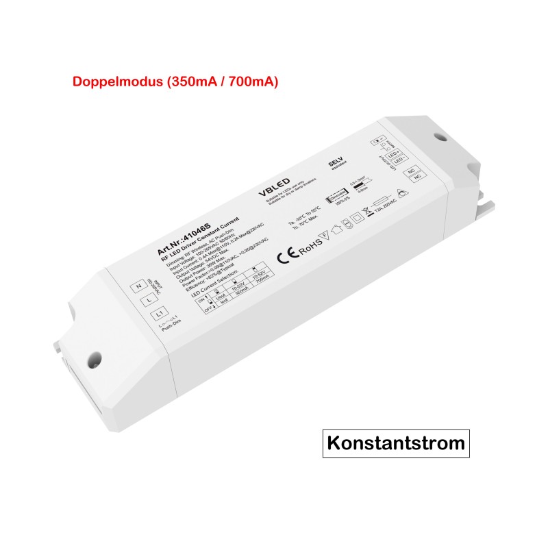 Radio LED power supply unit constant current / 350mA / 700mA / 18-36W / "INATUS Radio LED power supply unit constant current / 350mA / 700mA / 18-36W / "INATUS