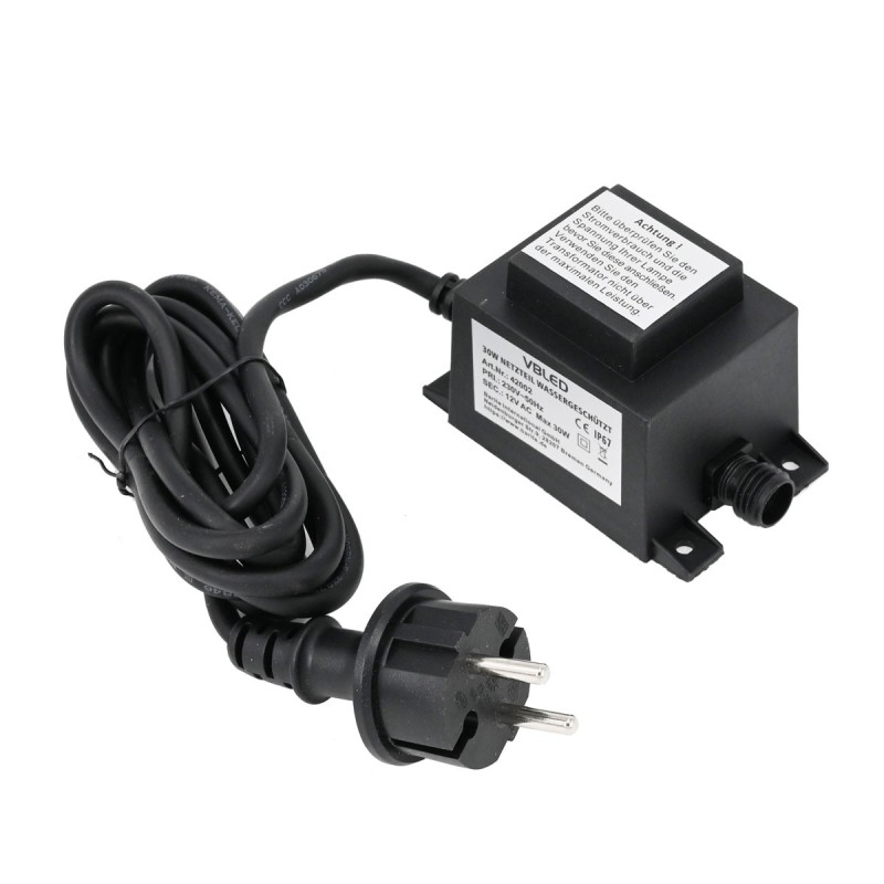 Outdoor power supply 12V AC 30W IP67 Outdoor power supply 12V AC 30W IP67