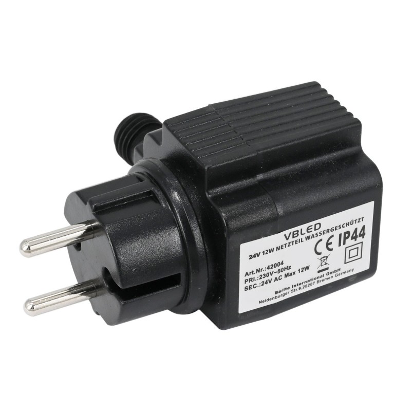 Outdoor plug-in power supply 24V AC 12W IP44 Outdoor plug-in power supply 24V AC 12W IP44