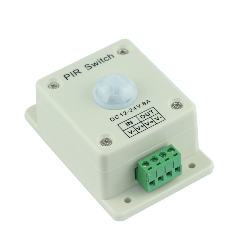 Motion detector for LED products on 12-24V DC / 8A Motion detector for LED products on 12-24V DC / 8A
