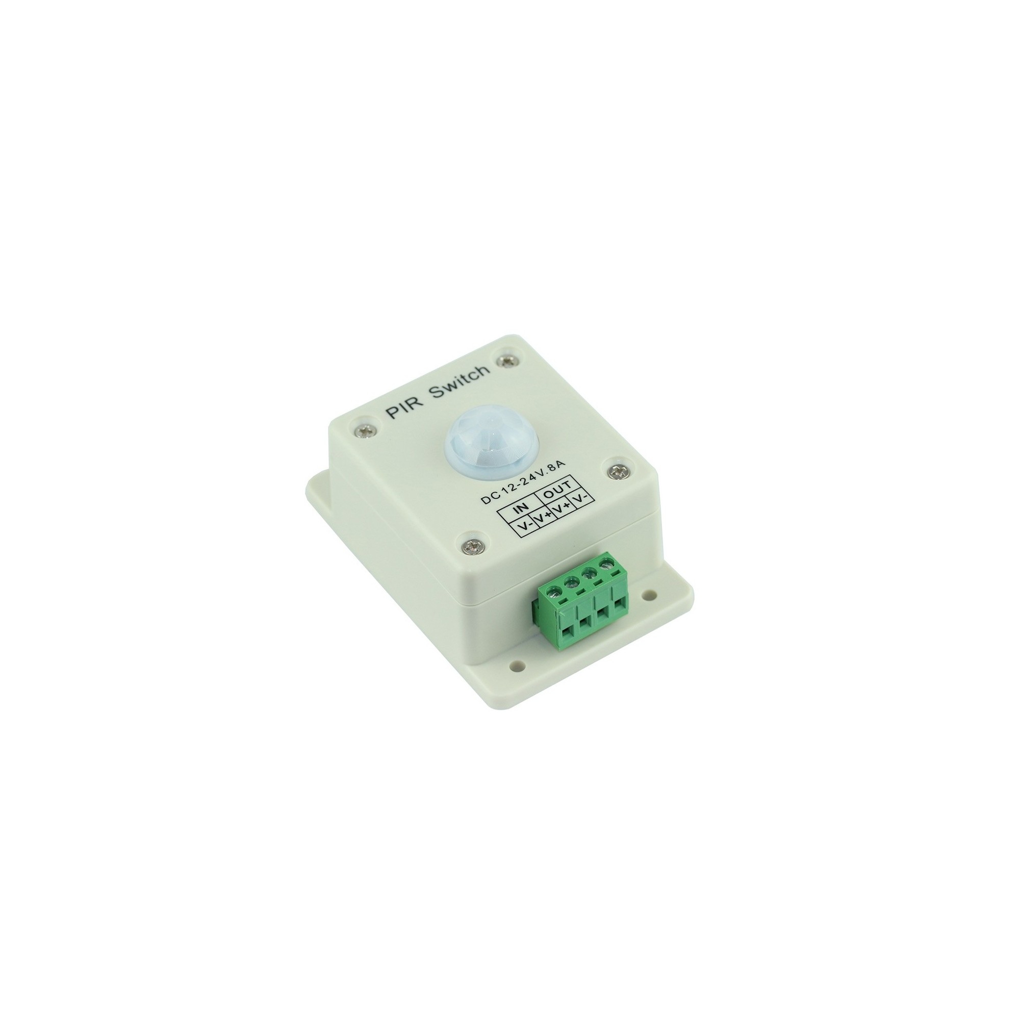 Motion detector for LED products on 12-24V DC / 8A
