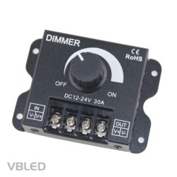 LED rotary dimmer 12-24V DC 24A