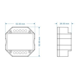 VBLED LED "INATUS" Dimmer - 12-48V DC - 2.4G