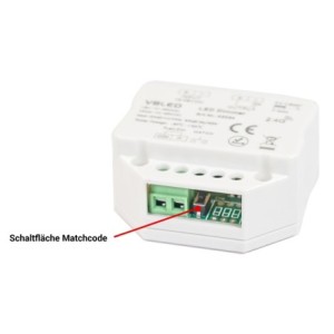 VBLED "INATUS" SET - Dimmer 12-48V DC incl 1-Kanal Fernbedienung