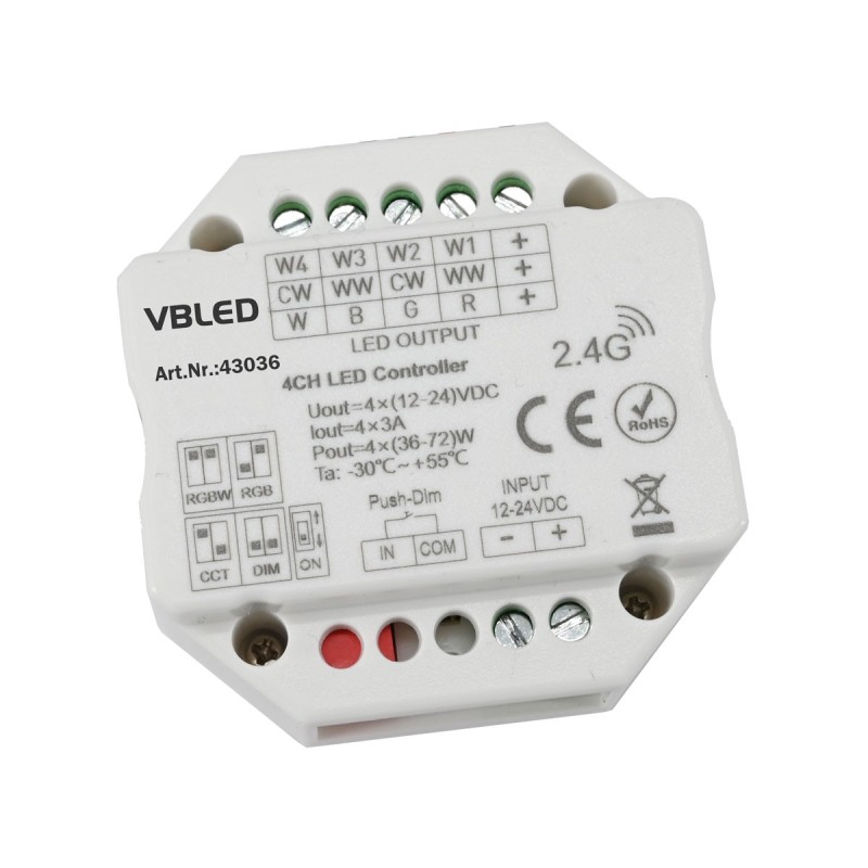 iNatus RF LED controller for single colour iNatus RF LED controller for single colour