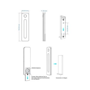 "Inatus" CCT LED Remote Control 2.4GHz