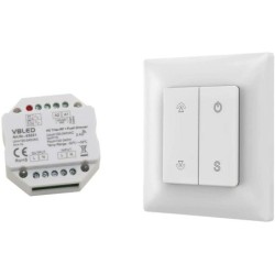 "Inatus" RF light switch wall remote control switch KIT incl. dimmer - 230V - Max 1A