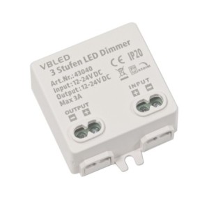 EZDIM 3-Level LED Dimmer â 12Vâ24V DC â Max 3A â For Dimmable Fixtures