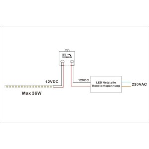 "EZDIM" 3 steps LED dimmer 12V-24V DC 3A Max for dimmable LED luminaire