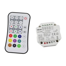 "INATUS" SET - Draadloze Dimmer Controller voor RGB, of RGB+W LED Strips 12-24V DC