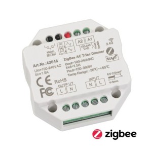 ZigBee controller 230V flush-mounted dimming actuator dimming switch max. 200W LED 400W halogen