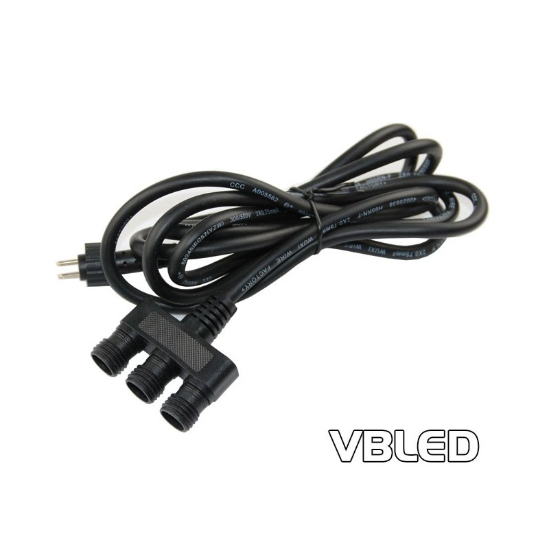 Gartus 3-way distribution cable 12V for outdoor use Gartus 3-way distribution cable 12V for outdoor use
