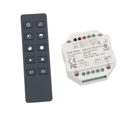 Controlador de radio ZigBee 230V empotrado actuador de regulación interruptor de regulación con mando a distancia 2.4G