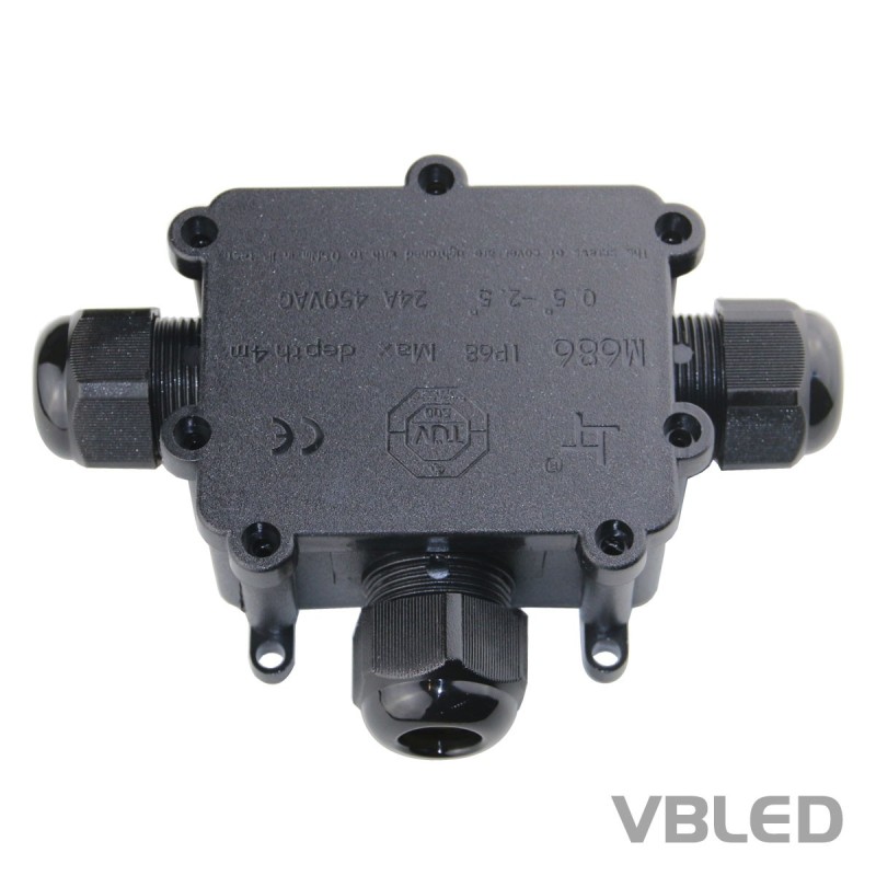 3-fold cable junction box incl. quick connector IP66 3-fold cable junction box incl. quick connector IP66