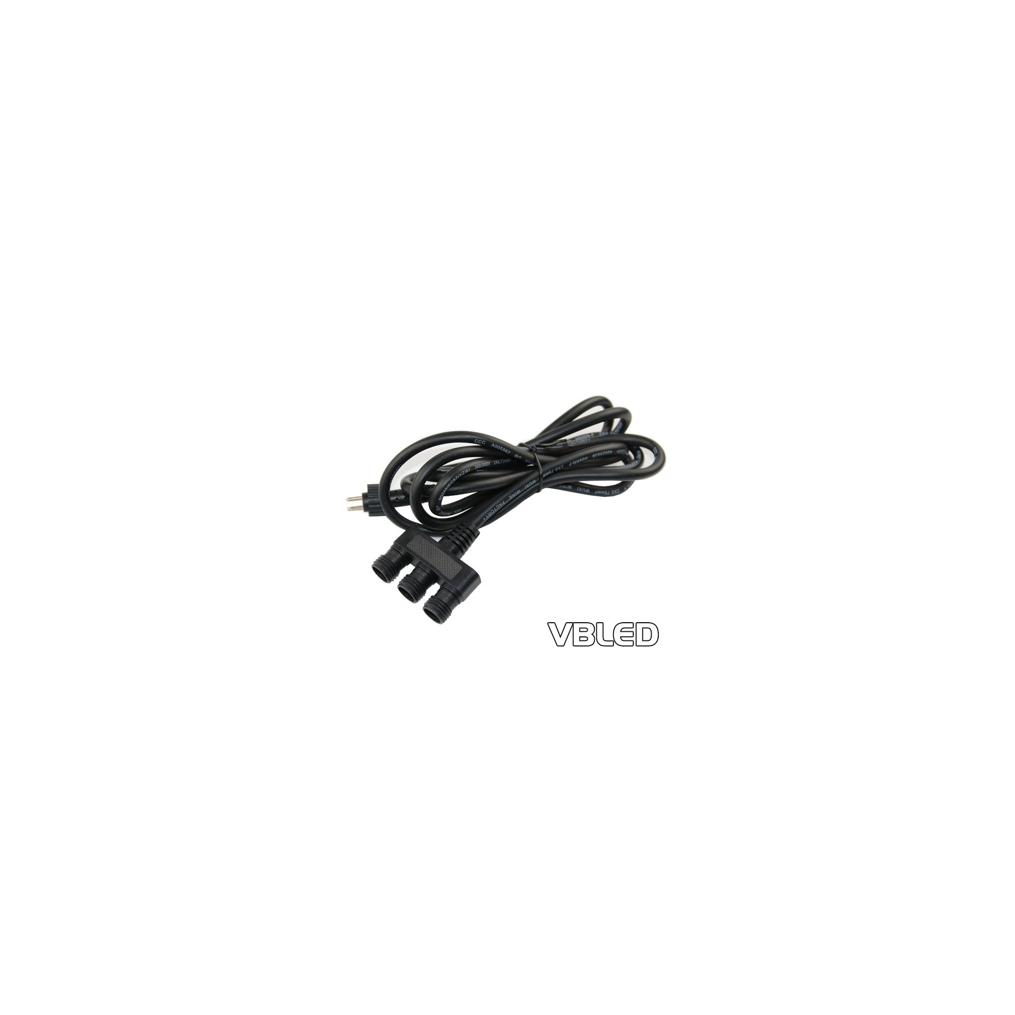 Gartus 3-way distribution cable 12V for outdoor use