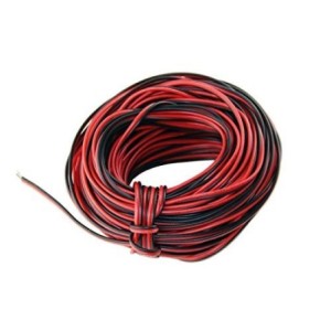 20meter -22 AWG Extension Cable - Black/Red