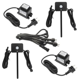 Set of 2 Gartus PIR Motion Sensor for 12V Garden Lighting