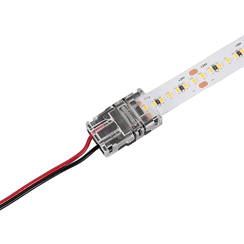 Professional Single Colour LED Strip Connectors - Cable Connectors 10mm 2 PIN without Soldering Professional Single Colour LED Strip Connectors - Cable Connectors 10mm 2 PIN without Soldering