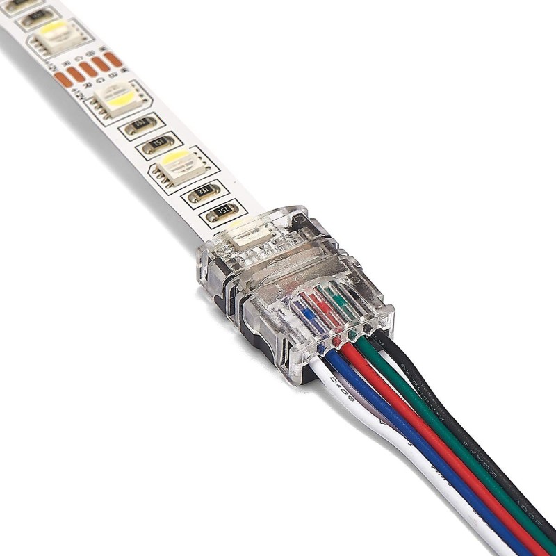 Professional RGBW LED Strip Connectors - Cable Connectors 12mm 5 PIN without soldering Professional RGBW LED Strip Connectors - Cable Connectors 12mm 5 PIN without soldering