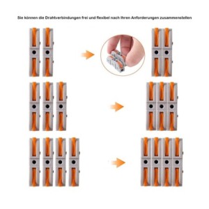 30Pcs Premium One-to-One Connector Clamp (Free Combination)