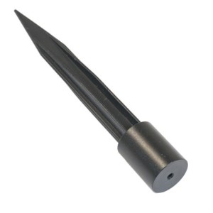 Ground spike for garden spotlight