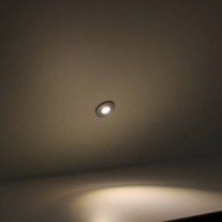mini foco empotrable LED de 1W "ALDYNE" Minispot Plata