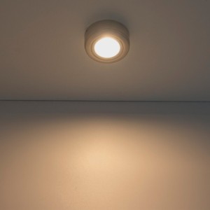 Set of 3 LED cabinet kitchen under-cabinet lights with radio LED power supply unit and remote control