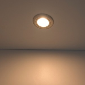 Set of 3 LED cabinet kitchen under-cabinet lights with radio LED power supply unit and remote control