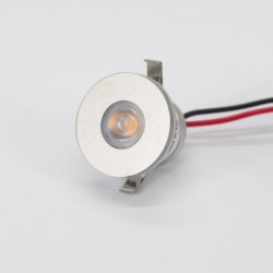 1W VBLED LED Mini Einbauspot "ALDYNE" Seitenstrahlend Minispot - 12VDC - IP65 - 3000K