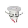 1W VBLED LED Mini Recessed Spotlight "ALDYNE" Silver - 12VDC - IP65 - 3000K