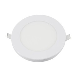 Universele LED paneel opbouw/opbouw Ronde Extra Flat 12W 3000K 840lm