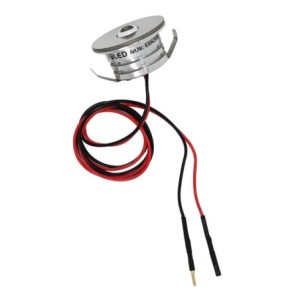Set of 16 3W LED aluminium mini recessed spotlights "Luxonix" warm white with dimmable power supply unit