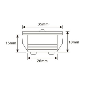 9er Wireless Set 3W Mini Recessed Spot Recessed Spotlight "NOVOS" 3000K incl.LED Transformer and Connector