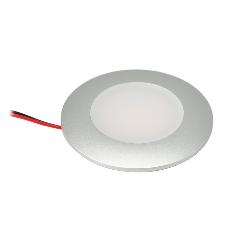 LED recessed spotlight 12VDC 3W 3000K warm white aluminium furniture recessed light IP44 LED recessed spotlight 12VDC 3W 3000K warm white aluminium furniture recessed light IP44