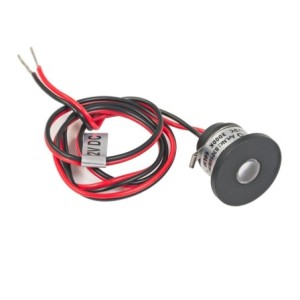 1W VBLED LED Mini Einbauspot "ALDYNE" schwarz - 12VDC - IP65 - 3000K