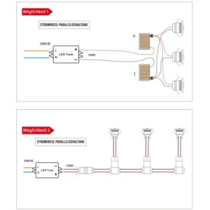 1W VBLED LED Mini recessed spotlight "ALDYNE" black - 12VDC - IP44 - 3000K