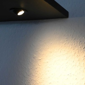 Fisheye 3W LED Spotlight 3000K black