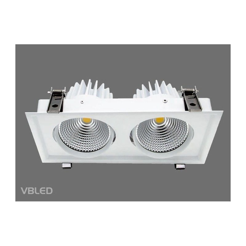 VBLED LED Recessed Luminaire - Double - 60W VBLED LED Recessed Luminaire - Double - 60W