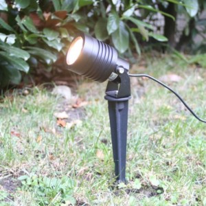LED garden spotlight "Mutatio" 3000K 3-stage dimmer 3W