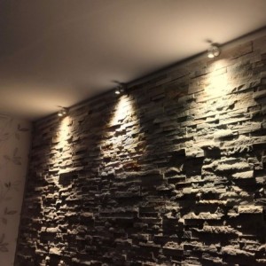 3er SET Mini LED Deckenspot  12VDC 3W 3000K  "ESKINAR" schwenkbare mit LED Trafo