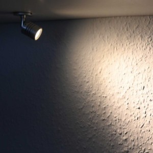 4er Wireless Set Mini LED Ceiling Spot 12VDC 3W 3000K "ESKINAR" swivelling with LED transformer and remote control