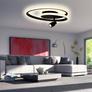 LED ceiling light "Doculus" 2-flame 35W RGBW
