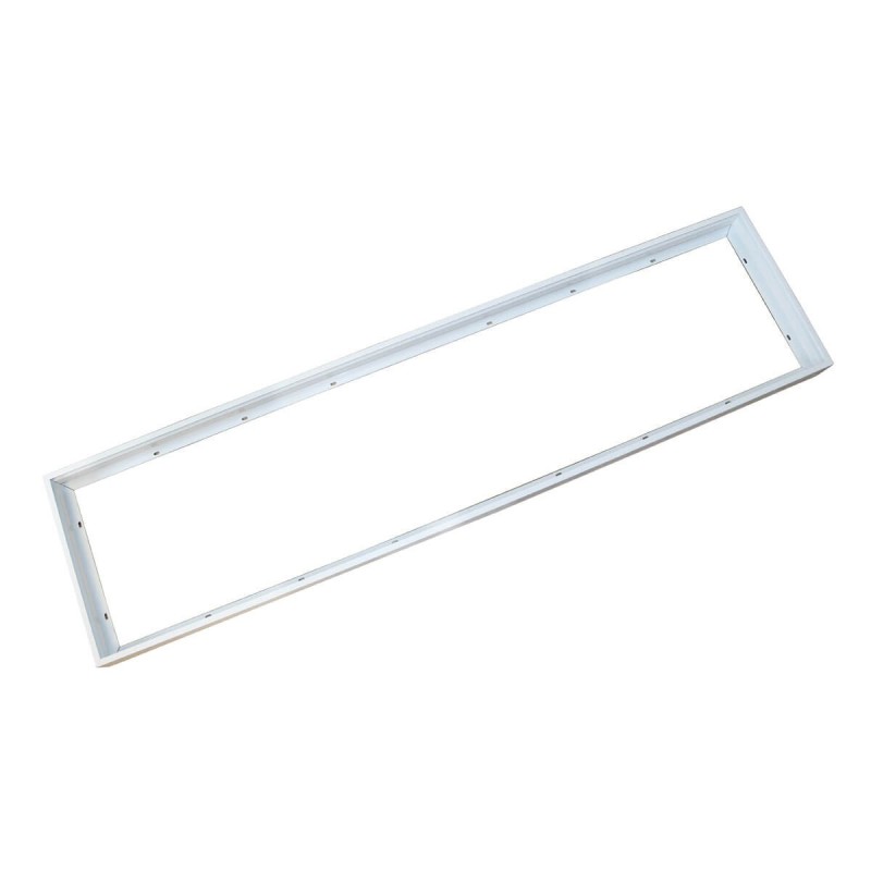 Surface-mounted frame for LED panel (120 cm x 30 cm) quick and easy assembly Surface-mounted frame for LED panel (120 cm x 30 cm) quick and easy assembly