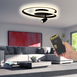 Zigbee LED plafondlamp met spot "Doculus" 2-vlam 40W 3000K dimbaar