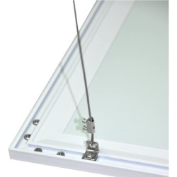 Wire suspension set for LED panels